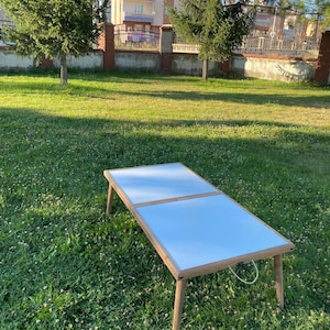 Picnic de madera, Mesa boho plegable, Mesa de picnic, Mesa plegable, Picnic boho, Mesa de madera, Mesa portátil, Mesa de picnic boho, Acción de Gracias