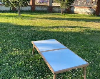 Wooden picnic, Foldable boho table , Picnic table , Folding table, Boho picnic ,Wood table, Portable table, Boho picnic table, Thanksgiving
