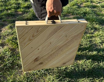 Picnic table, handmade Foldable table ,Picnic table , Folding table, Boho picnic ,Wood table, Portable table, Boho picnic table, beach table