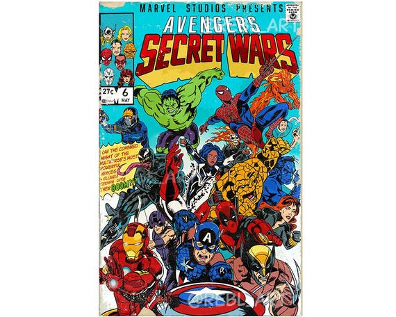 Secret War | Comic Book Print - Etsy