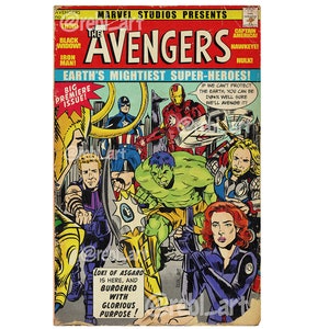 The Avengers | Comic Book Print