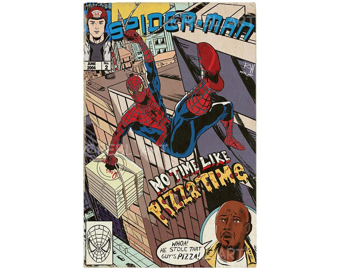 Pizza Time | SM2 | Comic Book Print - Etsy