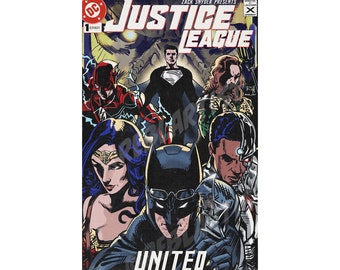 Unite the Seven | Justice League | Comic Book Print - Etsy