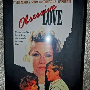 Obsessive Love ~ (Dvd 1984) ~ Yvette Mimieux ~ Simon MacCorkindale ~ ULTRA RARE