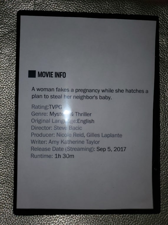 My Baby is Gone ~ (dvd 2017) ~ Elisabeth Harnois ~ Anna Van Hooft