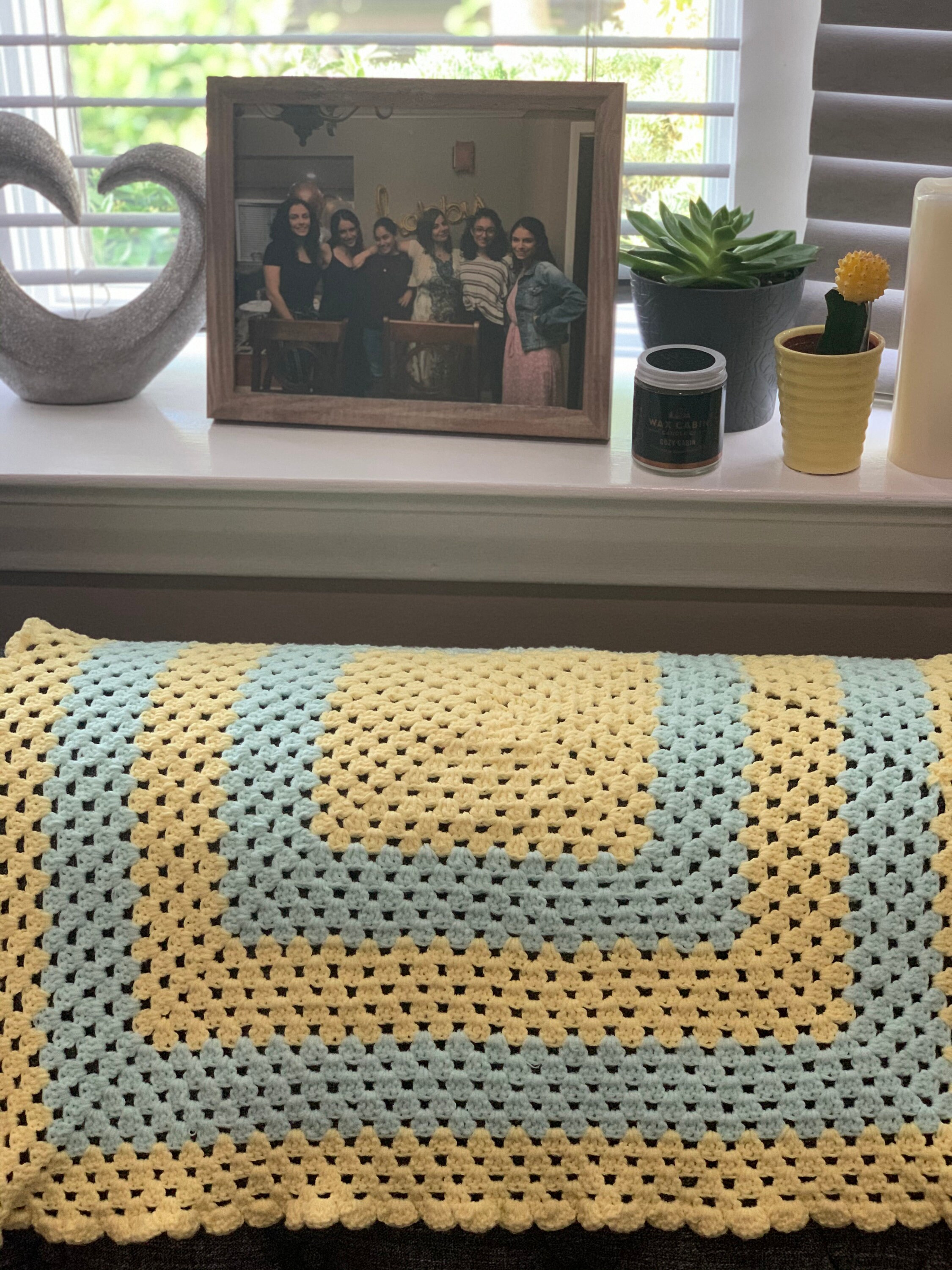 Homemade Crochet Couch Throw/Doily Etsy
