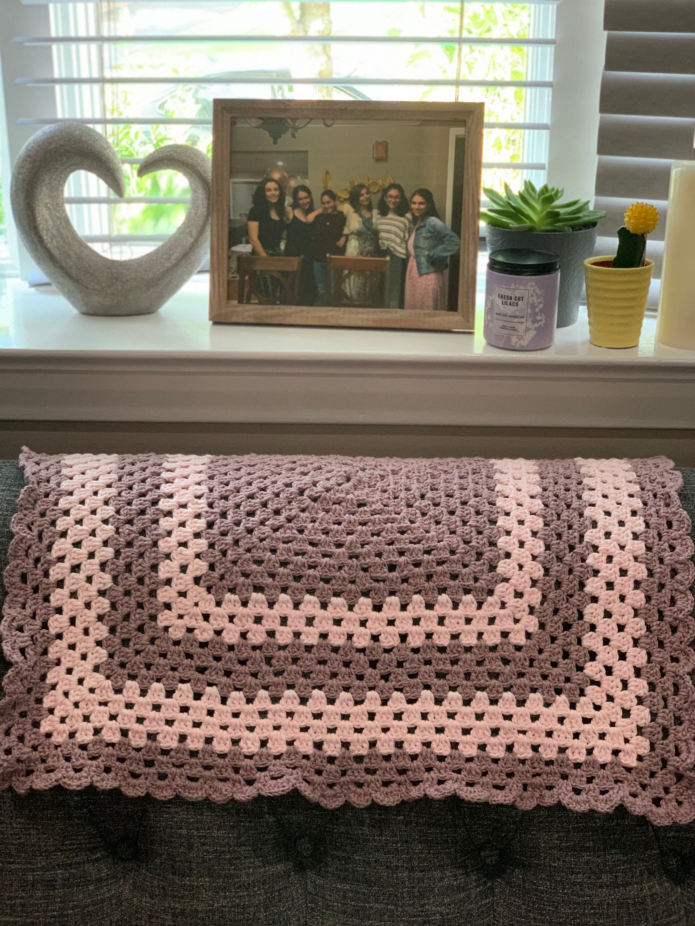 Homemade Crochet Couch Throw/Doily Etsy