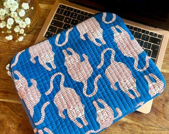 Tiger Print Laptop Case