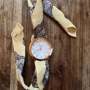 Vintage Silk Handkerchief Ribbon Watch