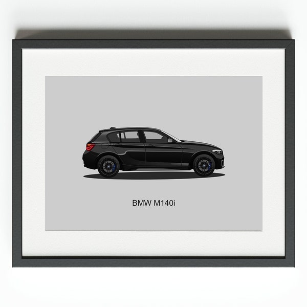BMW M140i 5 Poster Porta