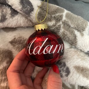 Personalized Christmas Ornament