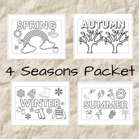 The Four Seasons Coloring Pages - Il 570xN.3236242644 Cnqx