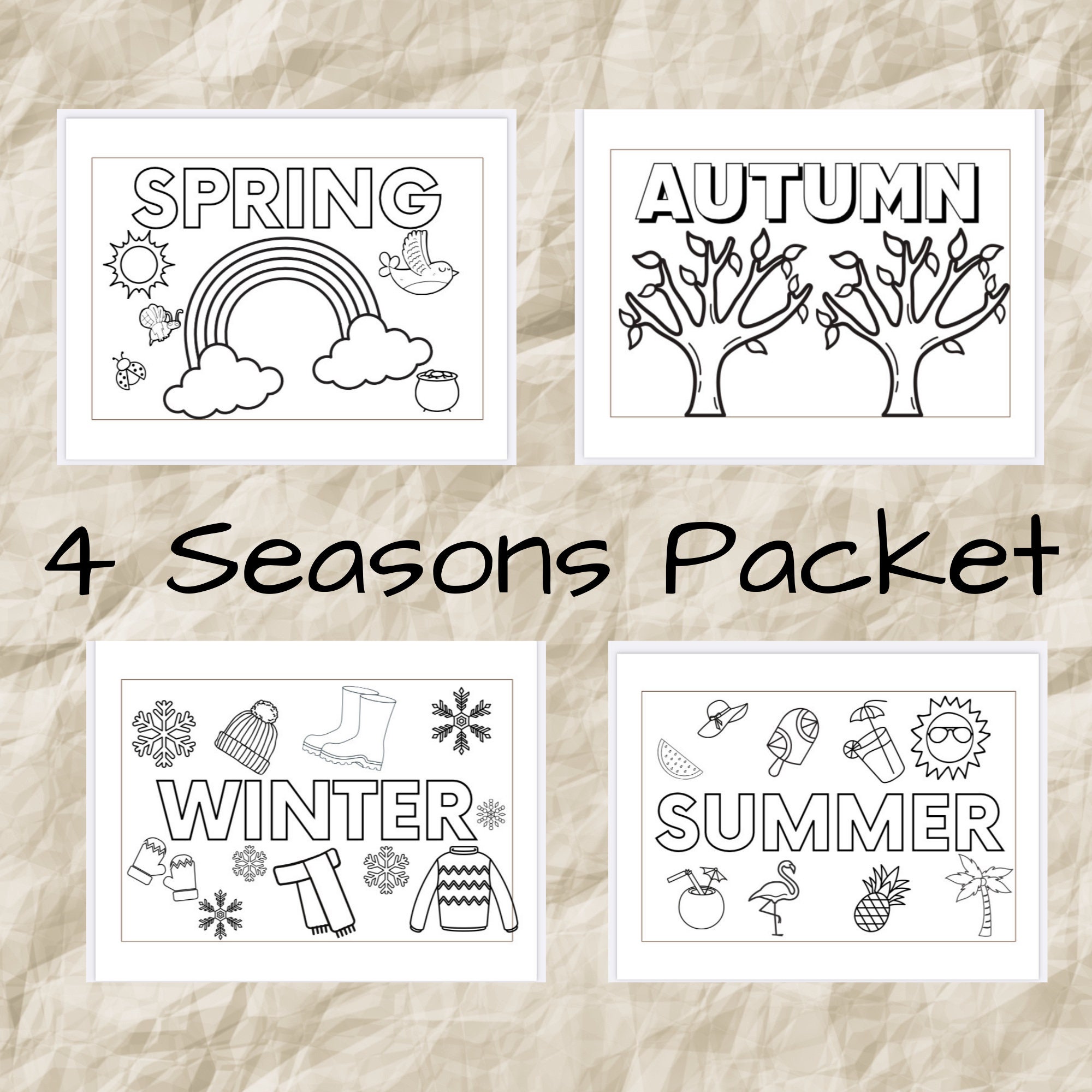 Coloring Pages Seasons