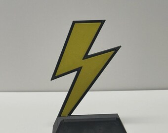 Custom 3D Printed Lightning Card Stand