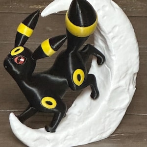 Stunning 3D Printed Umbreon Moon Figure - Magical Home Decor