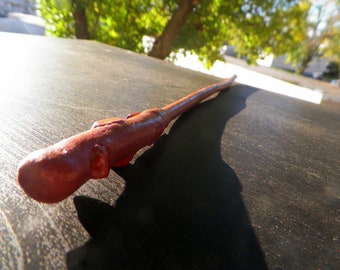 Red Jasper Wand - Fire Energy Wand - Crystal Embedded wand