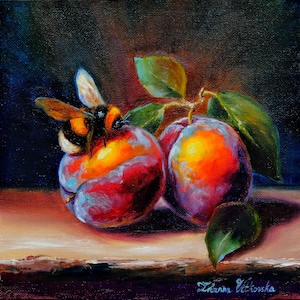 ジャンナ・ヴィトコフスカ作「目の絵」オリジナル油彩画 写実的な目 8