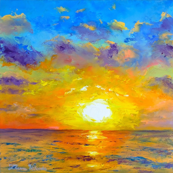 Sunrise painting deals
