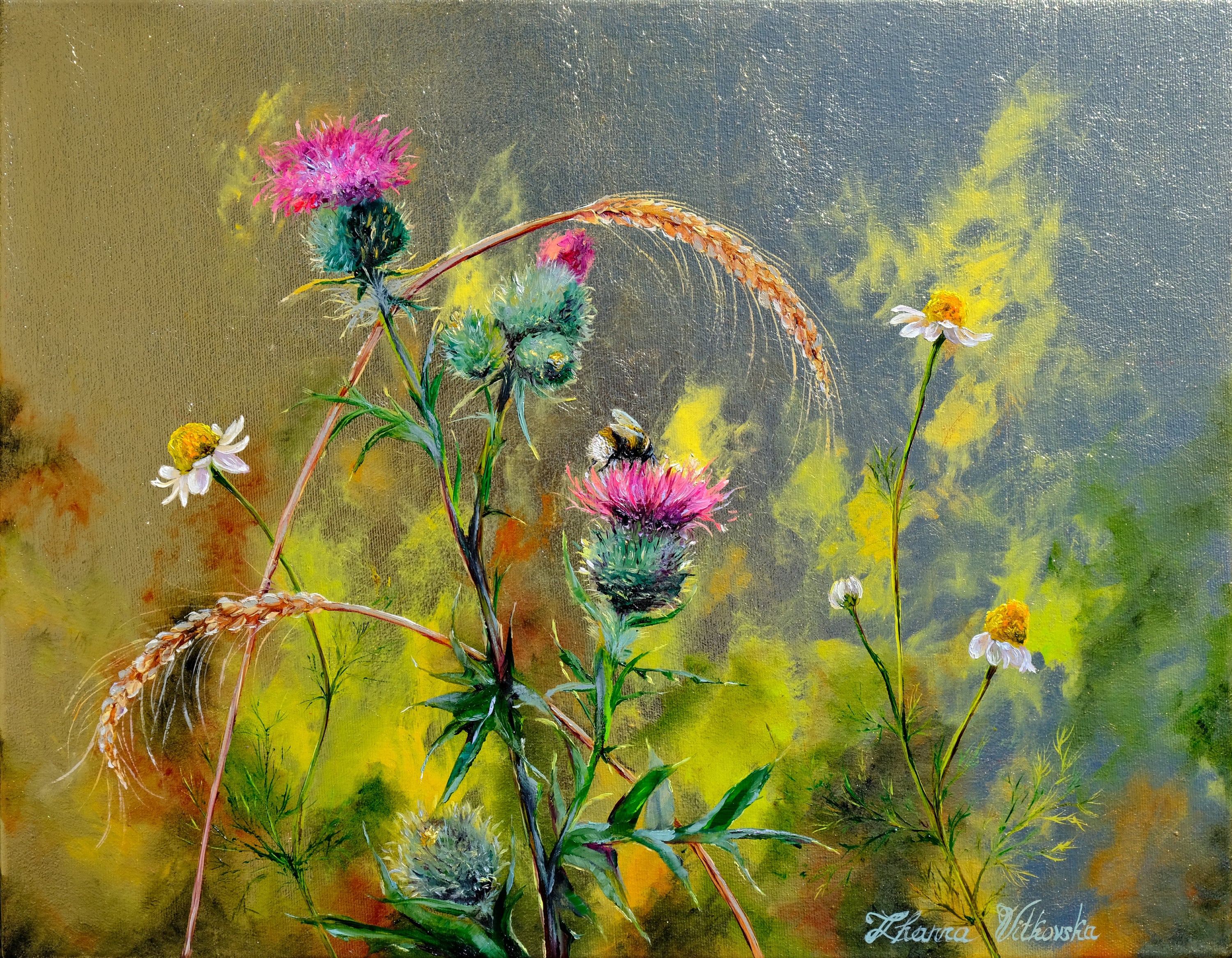 wildflower-meadow-painting-original-art-wildflower-artwork-field