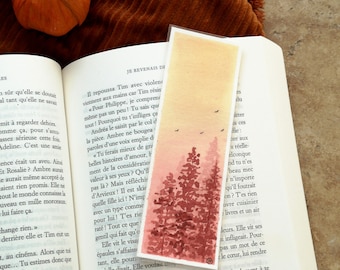 Autumn Watercolor Bookmark | original art | gift idea