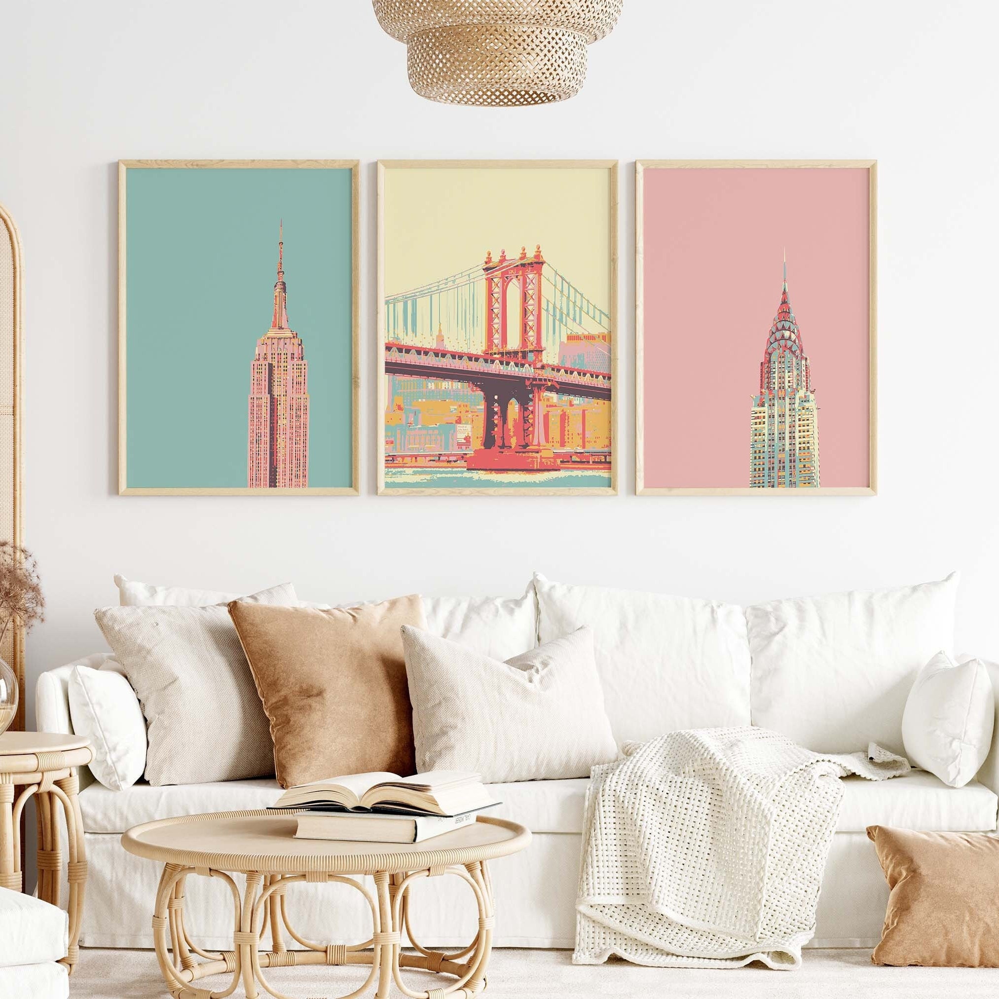 Nyc Set of 3 Prints - Etsy