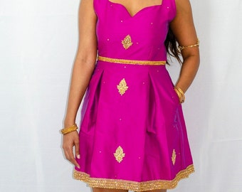 Rani Saree Abito con Tasche
