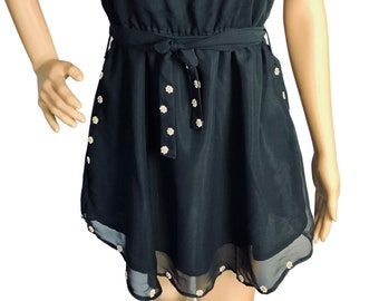 Black Pearl Dress with pockets