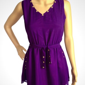 Iris Dress belted with pockets