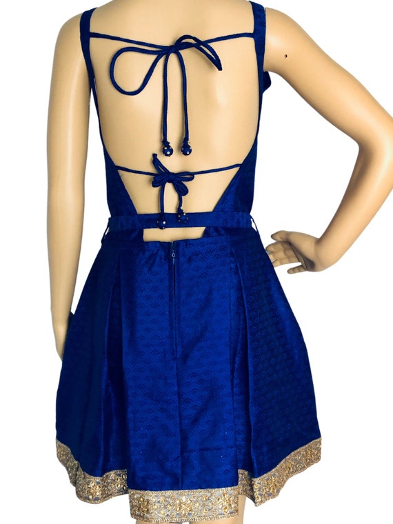 cleopatra blue dress Denim Blue Jersey Cleopatra Dress XS