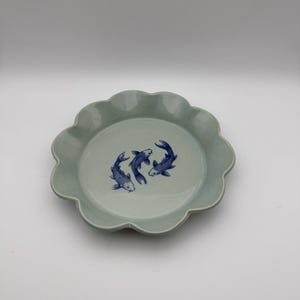 Small Fluted Koi Fish Bowl