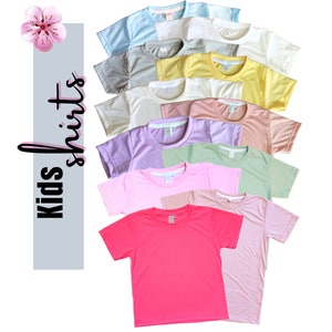 Infant-Youth Shirts - Colored 100% Polyester Sublimation Blanks