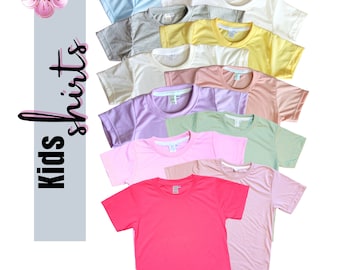 Infant-Youth Shirts - Colored 100% Polyester Sublimation Blanks