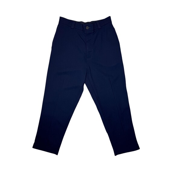 Marni, Vintage 2000s MARNI Navy Blue Wool Tailored Cut Trousers | Men's Size M