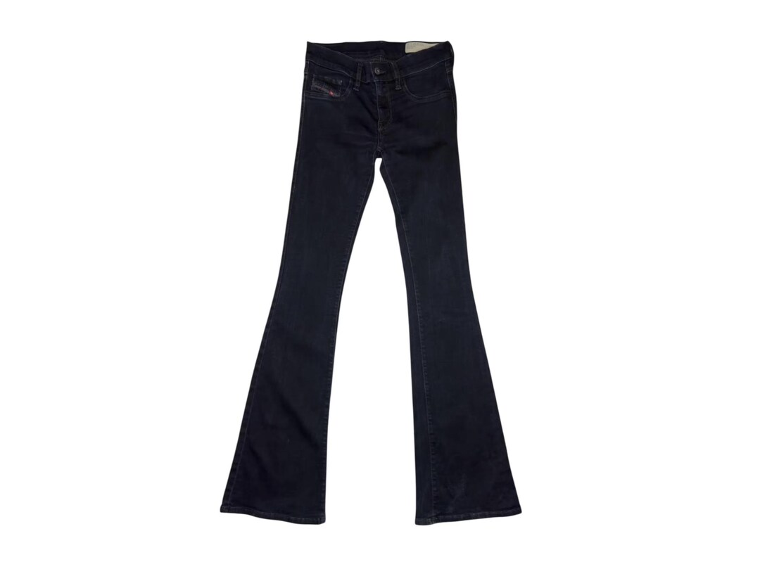 Vintage Diesel Low Rise Dark Wash Denim Bootcut Jeans | 27 Waist 
