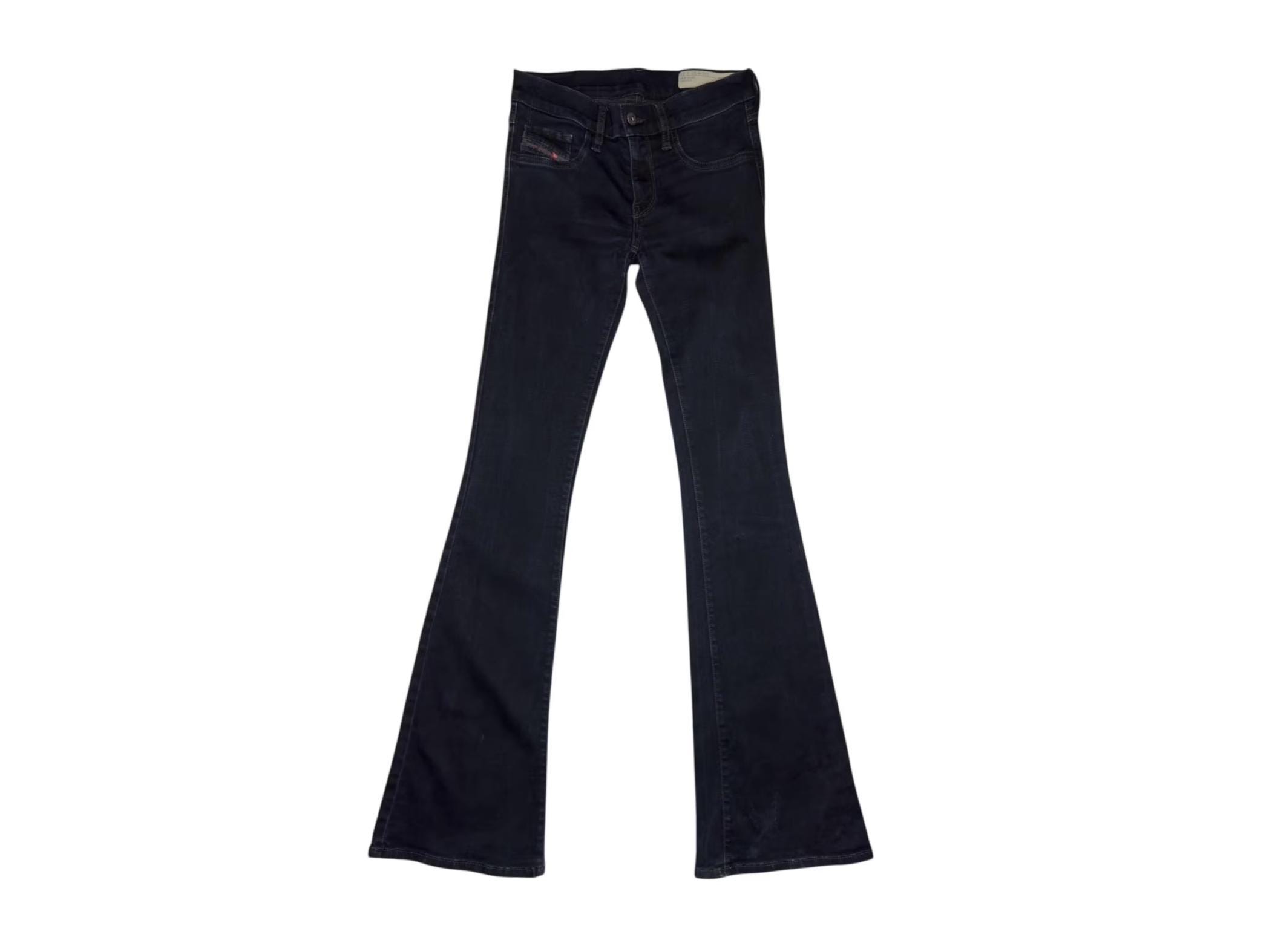 Vintage Diesel Low Rise Dark Wash Denim Bootcut Jeans | 27 Waist 