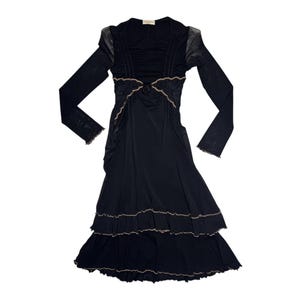 sonia tiered chiffon dress The Sonia dress in red 6