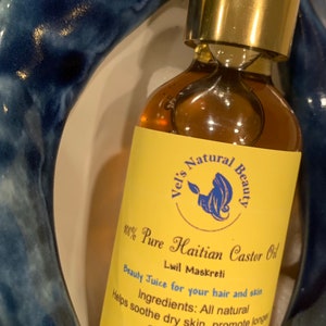 100 % Pure Haitian Castor oil