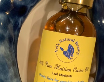 100 % Pure Haitian Castor oil