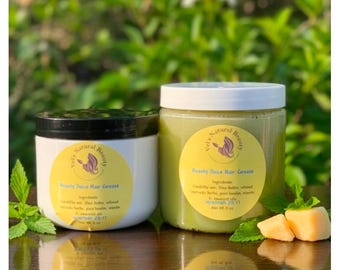 Grasa capilar a base de hierbas: fortalece, hace crecer y protege el cabello.