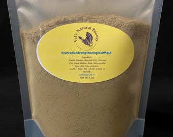 Ayurvedisk hårinpackning: Stärkande örtbehandling