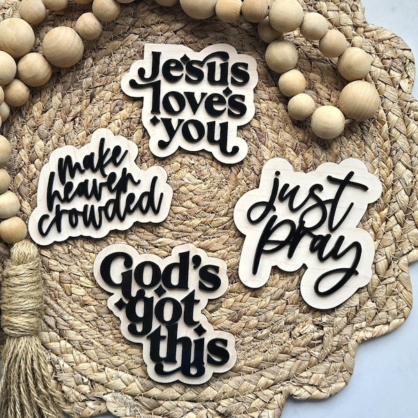 Faith Magnets: Handmade Religious Gift