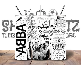 ABBA Inspired 20oz Stainless Steel Tumbler