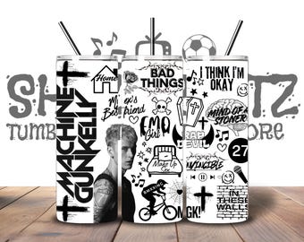 Machine Gun Kelly Inspired 20oz Stainless Steel Tumbler