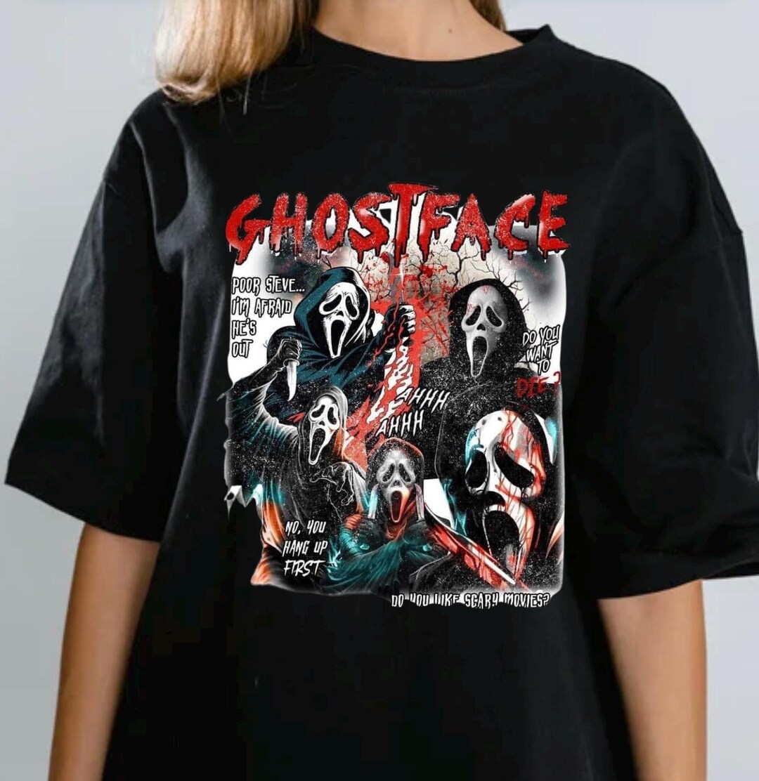 Ghostface Bootleg Design Tshirt Etsy UK Il 7grq 