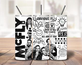 Mcfly Inspired 20oz Stainless Steel Tumbler