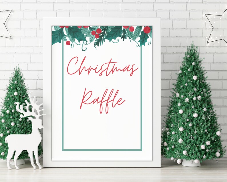 Christmas Raffle Tickets Printable Holiday Raffle Tickets Christmas Christmas Raffle Tickets Printable Holiday Raffle Tickets Christmas