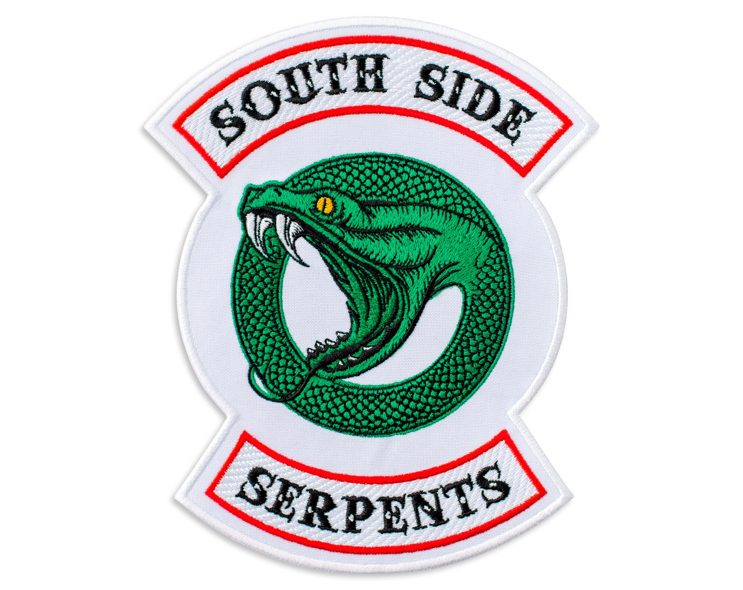 Snake Back Jacket Patch Serpents Large Biker Gang Emblem