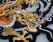 Power Dragon Back Patch, Chinese Mystic Fantasy Large Emblem for Cosplay Costume, Embroidered Iron / Sew On 