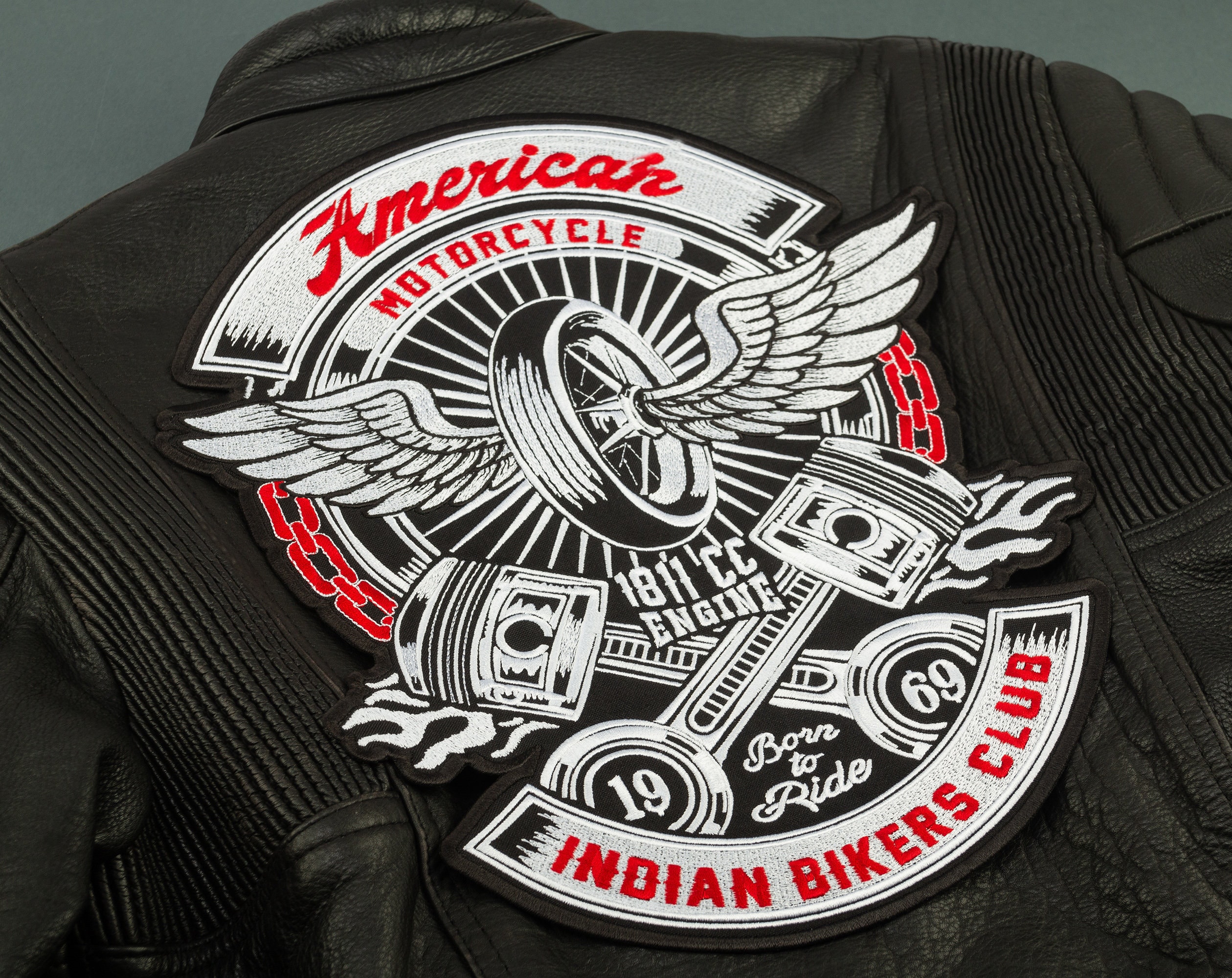 Bikers club leather jacket hot sale