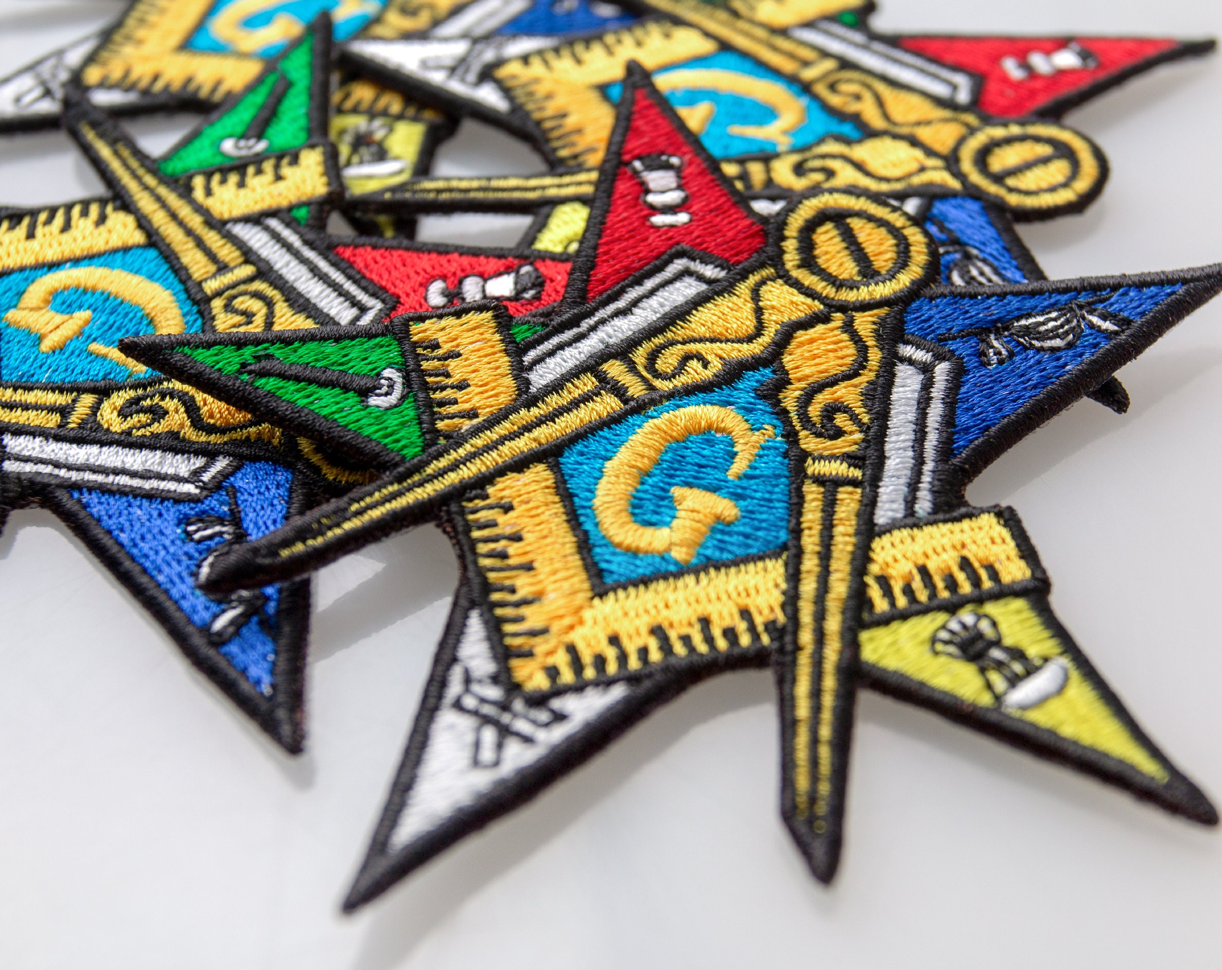 Masonic Patch Order of the Eastern Star Embroidered Mason Etsy